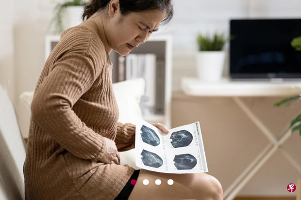  ​卵巢癌早期往往没有明确症状，但腹胀、腹部绞痛、食欲不振和体重突然 下降等，或是患卵巢癌的信号。（iStock图片）