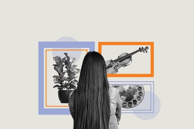  ​Many aspects of daily life can play a role in improving mental health and well-being, including creative activities such as art, and music.ST ILLUSTRATION BILLY KER 