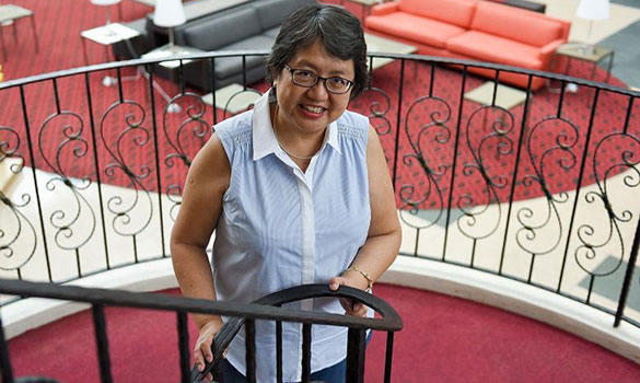 a patient with stage four breast cancer, was one of those who enrolled for the phase III Monaleesa-2 study. More than four years later, Ms Ng no longer experiences pain and a scan in November last year showed the mass in her underarm had shrunk by 90 per cent.ST PHOTO SYAZA NISRINA